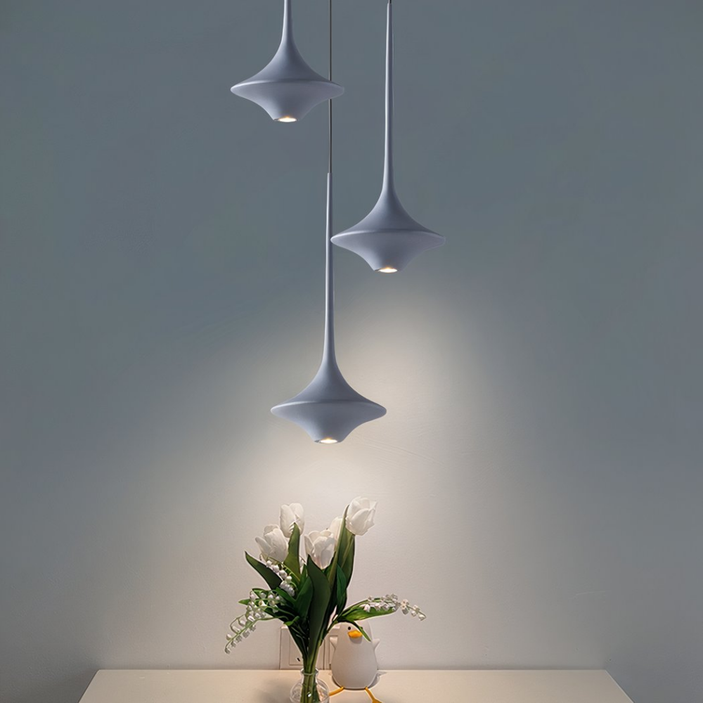 Suspension minimaliste design nordique simple - vue de face