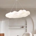 Suspension nuage acrylique design moderne - détail