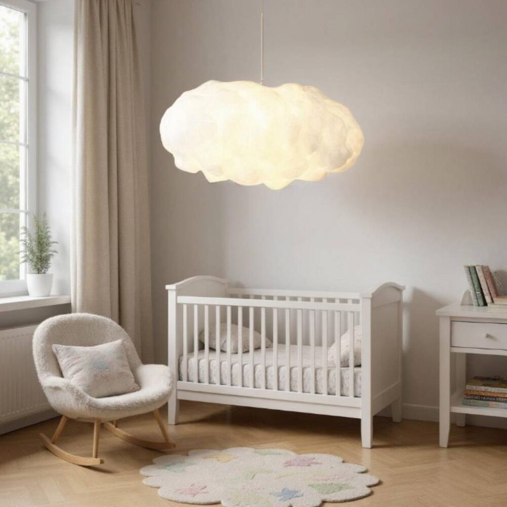 Suspension nuage blanc pour chambre d'enfant