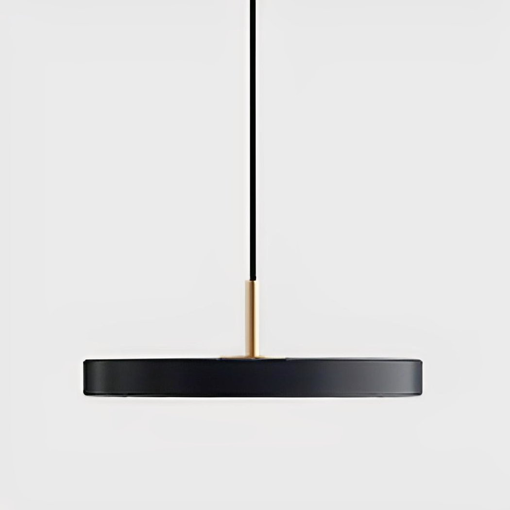 Suspension plate LED au design nordique moderne et minimaliste
