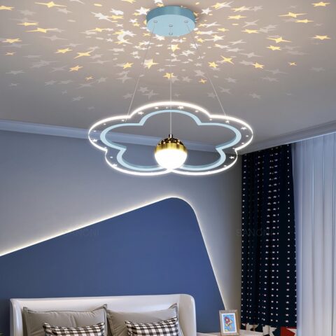 Suspension pour chambre de bébé en forme de nuage