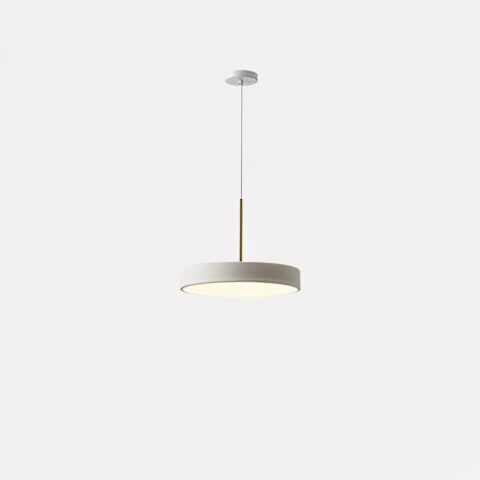 Suspension salon LED style nordique en forme de disque