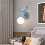 Applique murale en forme de tête de cerf en métal - détail