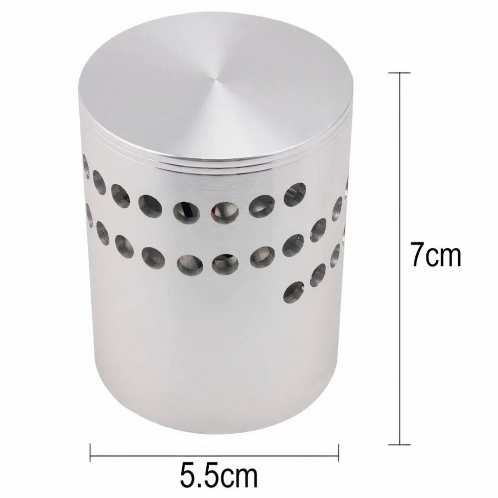 Applique murale LED design circulaire en aluminium avec projection lumineuse