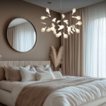 Lustre suspension moderne à LED original en forme d'arbre