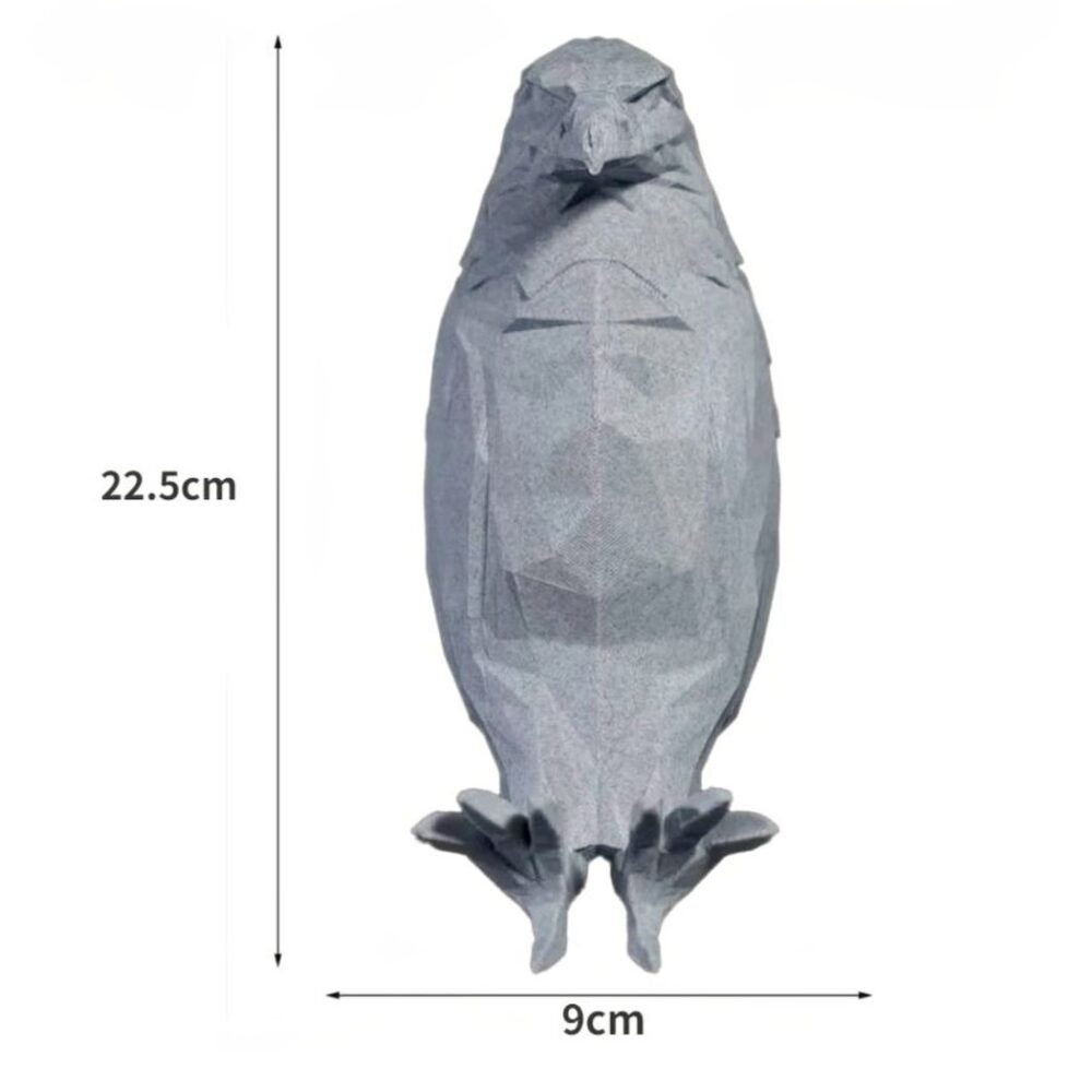 Applique murale en forme d'oiseau en 3D - vue d'ensemble