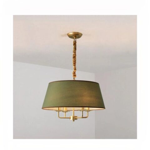 Lustre rustique en fer forgé dans le style vintage - vue de face