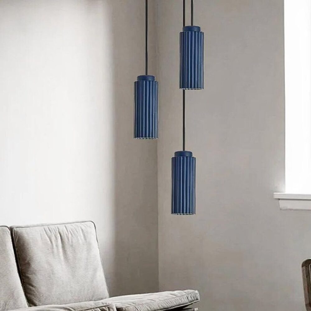 Suspension simple colorée dans le style scandinave