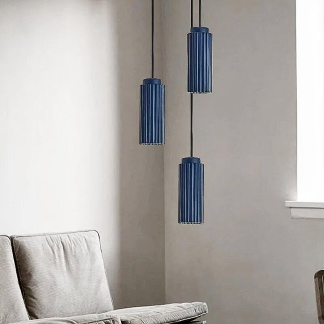 Suspension simple colorée dans le style scandinave