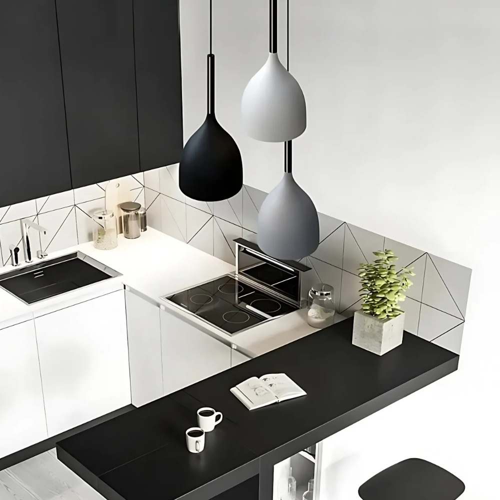 Lustre 3 suspensions colorées