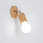 Applique murale en bois et métal pour salle de bain - vue d'ensemble