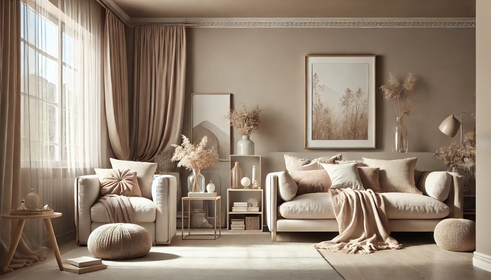 La taupe claire pour la décoration
