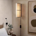 Applique murale en tissu style Japandi - zoom matière