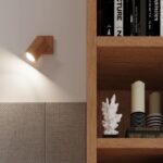 Applique murale spot en bois naturel de chêne — vue principale