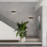 Applique murale design et graphique en métal noir ou blanc - zoom matière