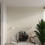 Applique murale spot orientable en métal noir ou blanc - détail