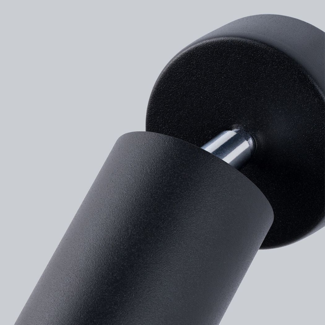 Applique murale spot orientable en métal noir ou blanc - vue de côté