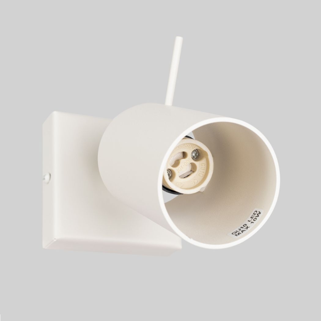 Applique murale moderne spot orientable à coloris tendance - ambiance éteinte