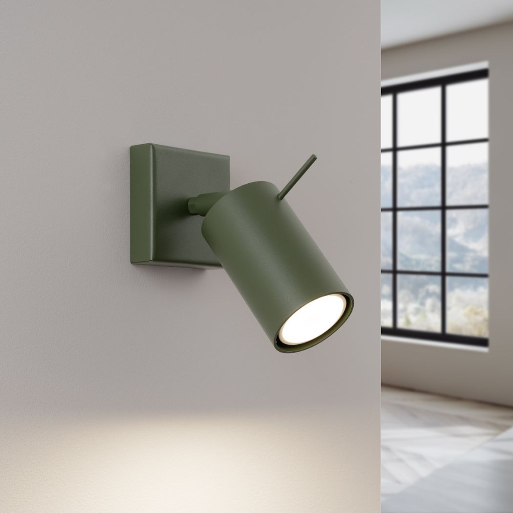 Applique murale moderne spot orientable à coloris tendance - vue d'ensemble
