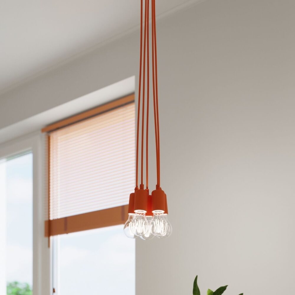 Suspension design et minimaliste en plusieurs coloris — détail des matériaux
