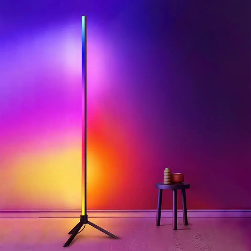 Lampadaire intelligent LED d’angle atmosphère créative - vue de côté