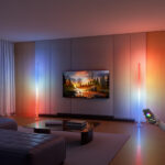 Lampadaire intelligent d’angle LED immersion instantanée