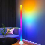 Lampadaire intelligent d’angle LED immersion instantanée - vue de face