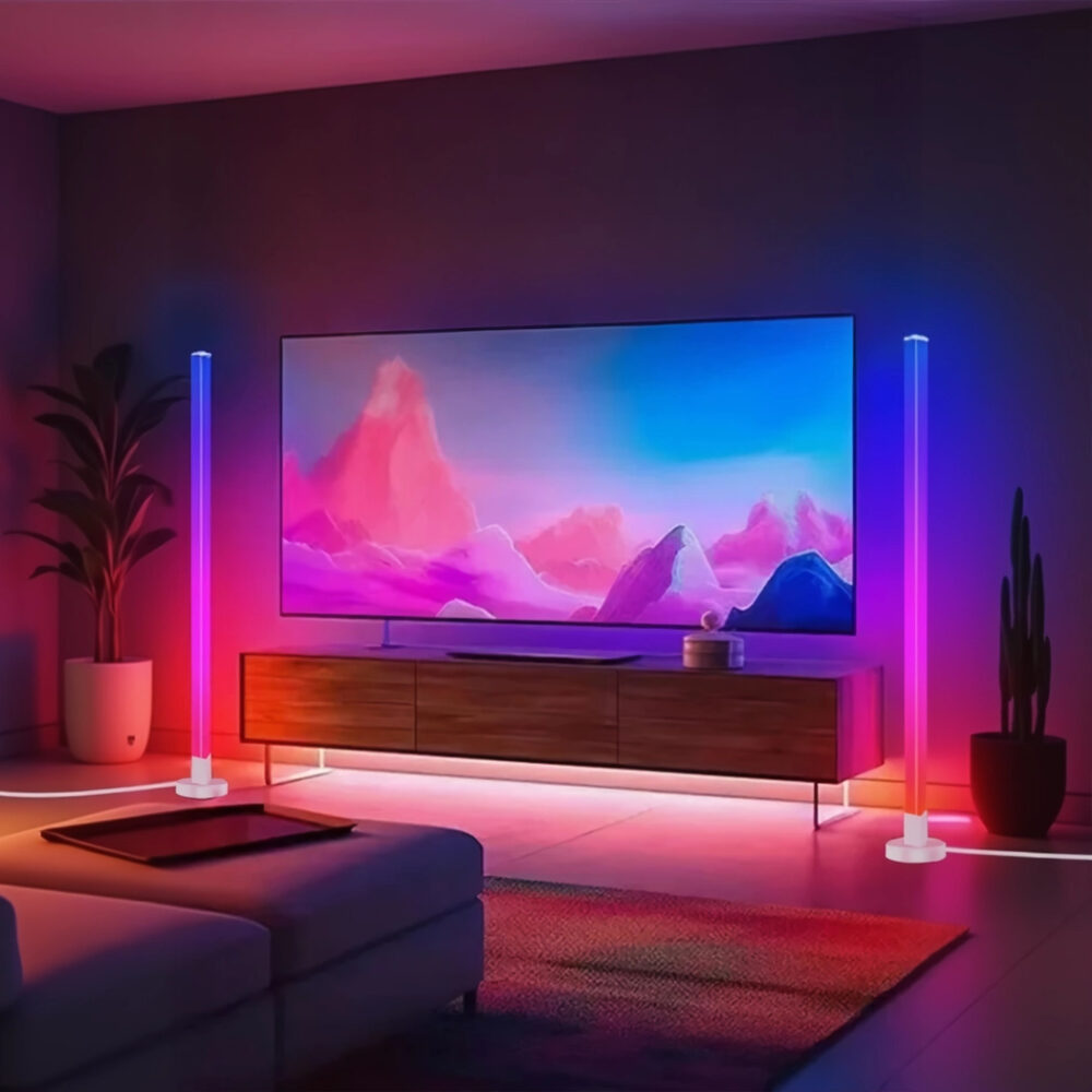 Lampadaire intelligent d’angle LED immersion instantanée - détail