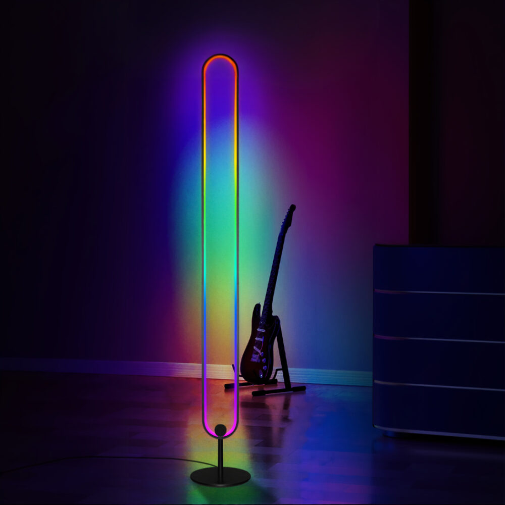 Lampadaire LED d’angle intelligent pour ambiance immersive — vue principale