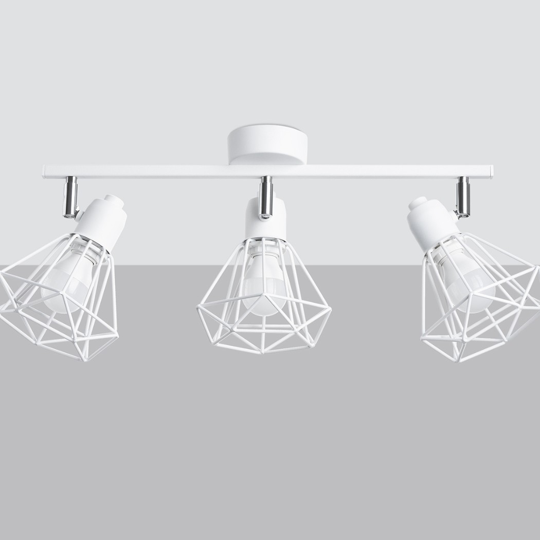 Plafonnier Métal Déco Floral – 3 Lampes – Style Rétro Et élégant