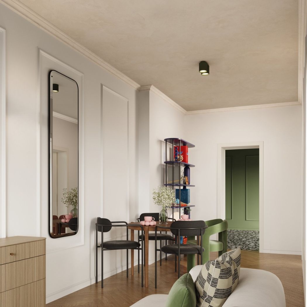 Lustre plafonnier texturé à deux ampoules coloris pop - coloris disponibles