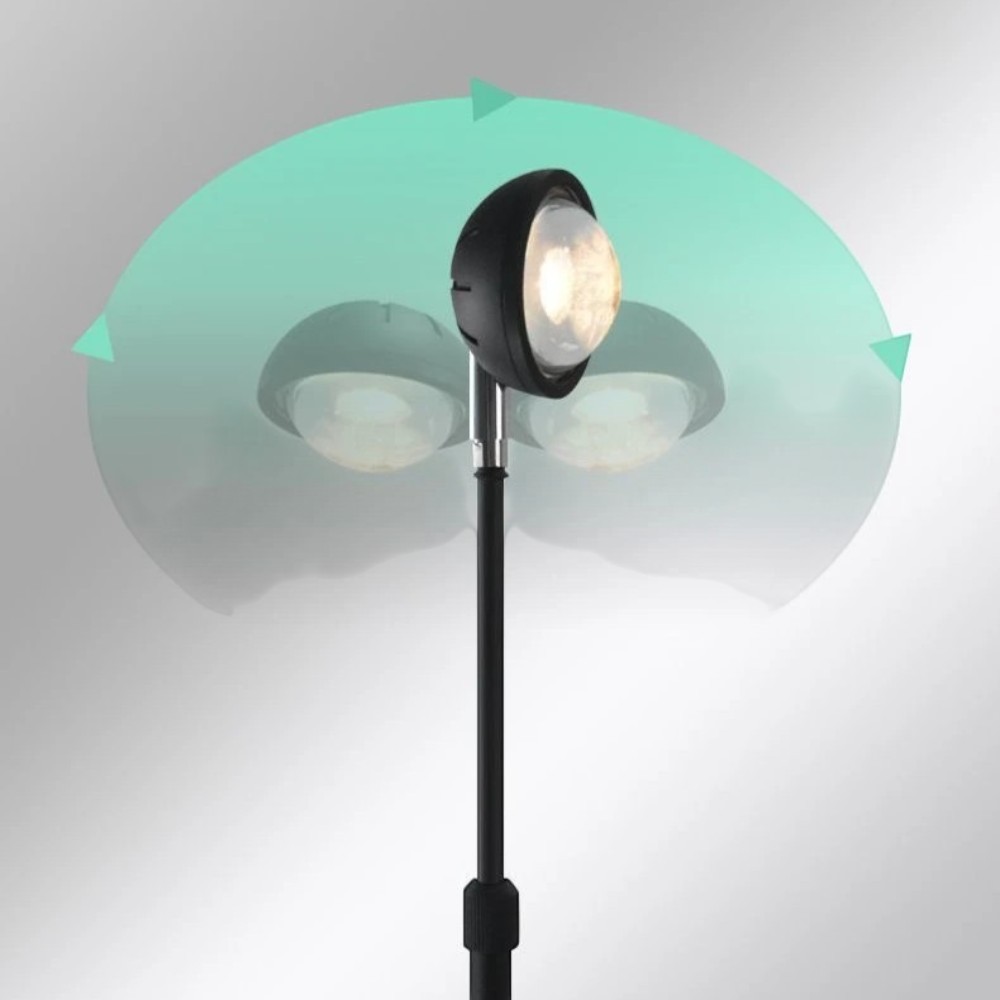 Lampadaire sunset projection au design minimaliste - vue de face
