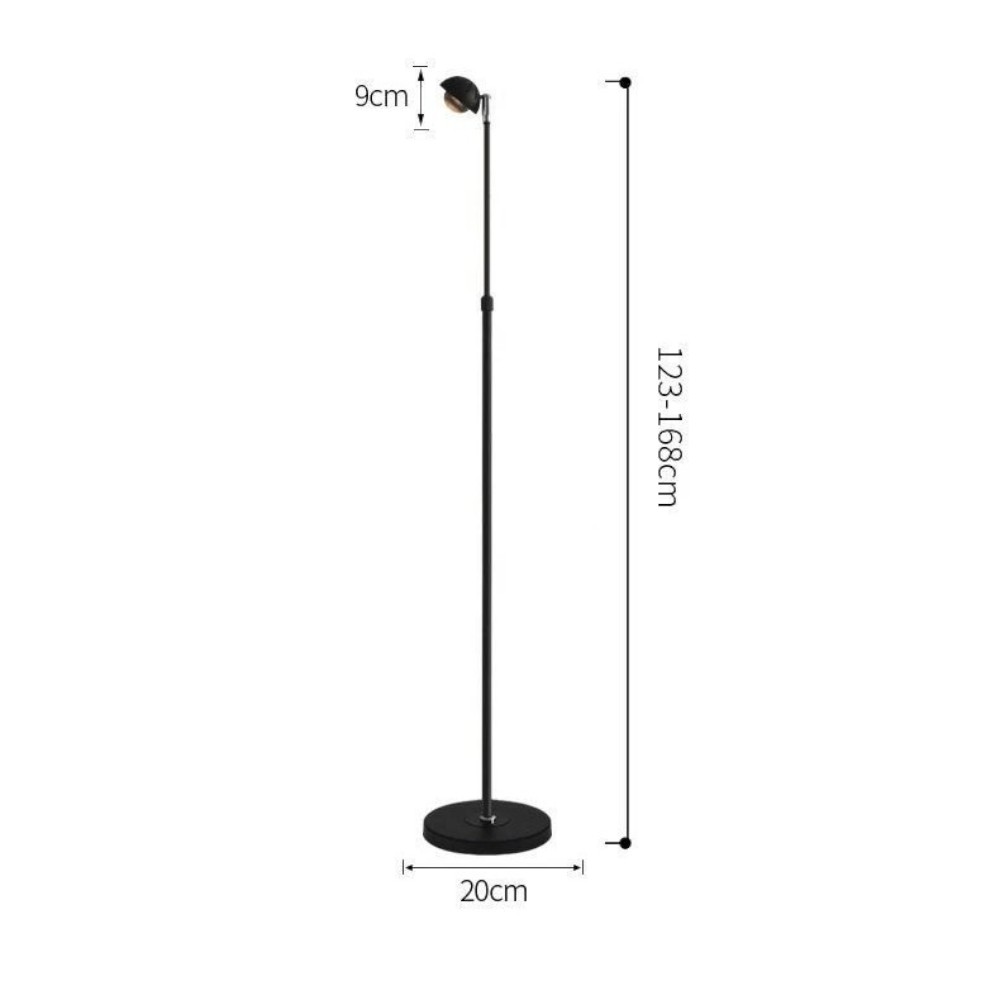 Lampadaire sunset projection au design minimaliste - ambiance allumée