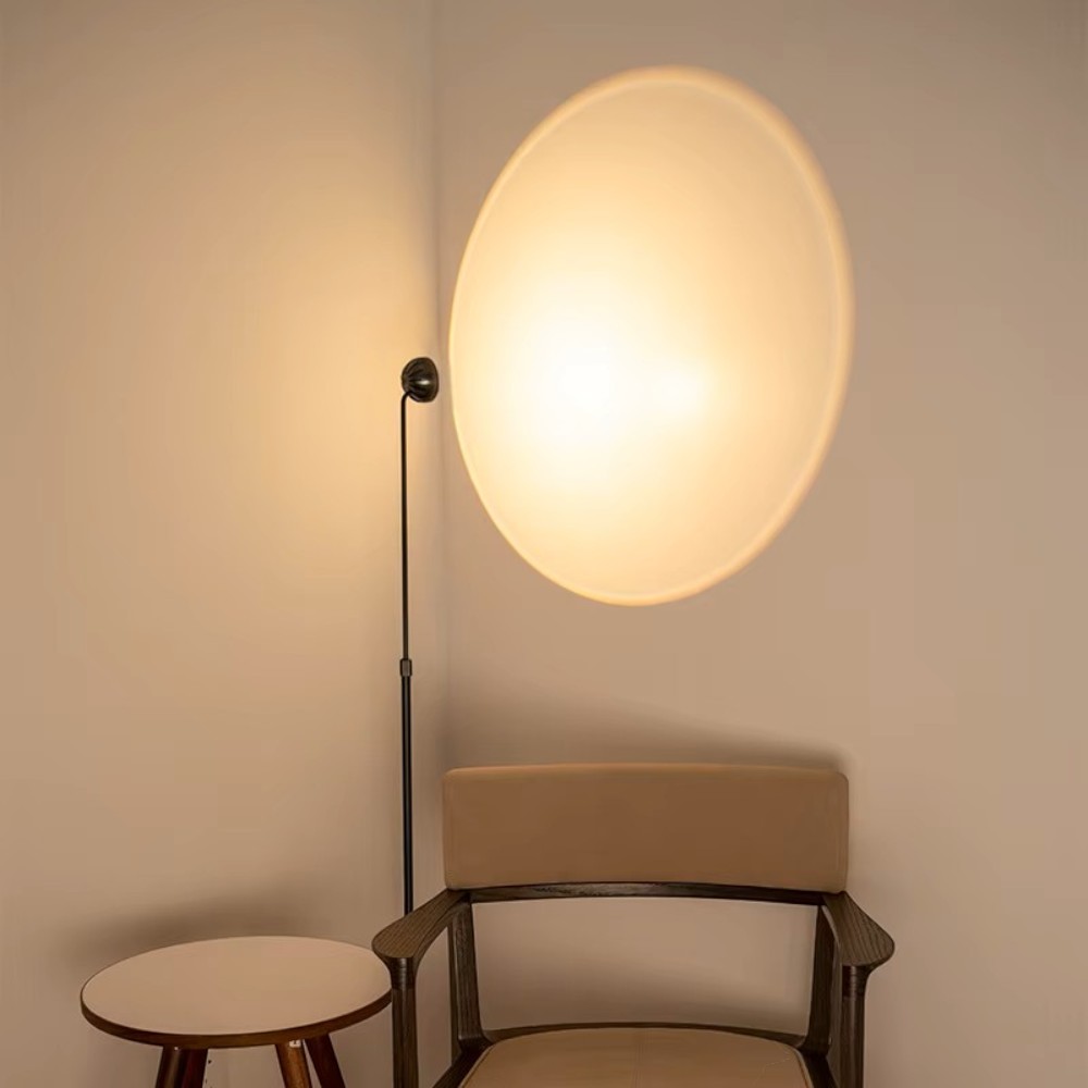 Lampadaire sunset projection au design minimaliste - vue d'ensemble