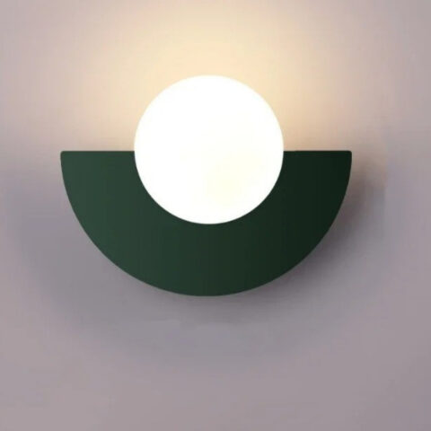Applique murale design en demi-lune