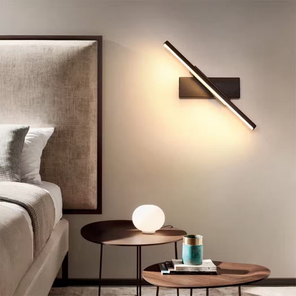 Applique murale LED barre pivotante orientable - vue d'ensemble