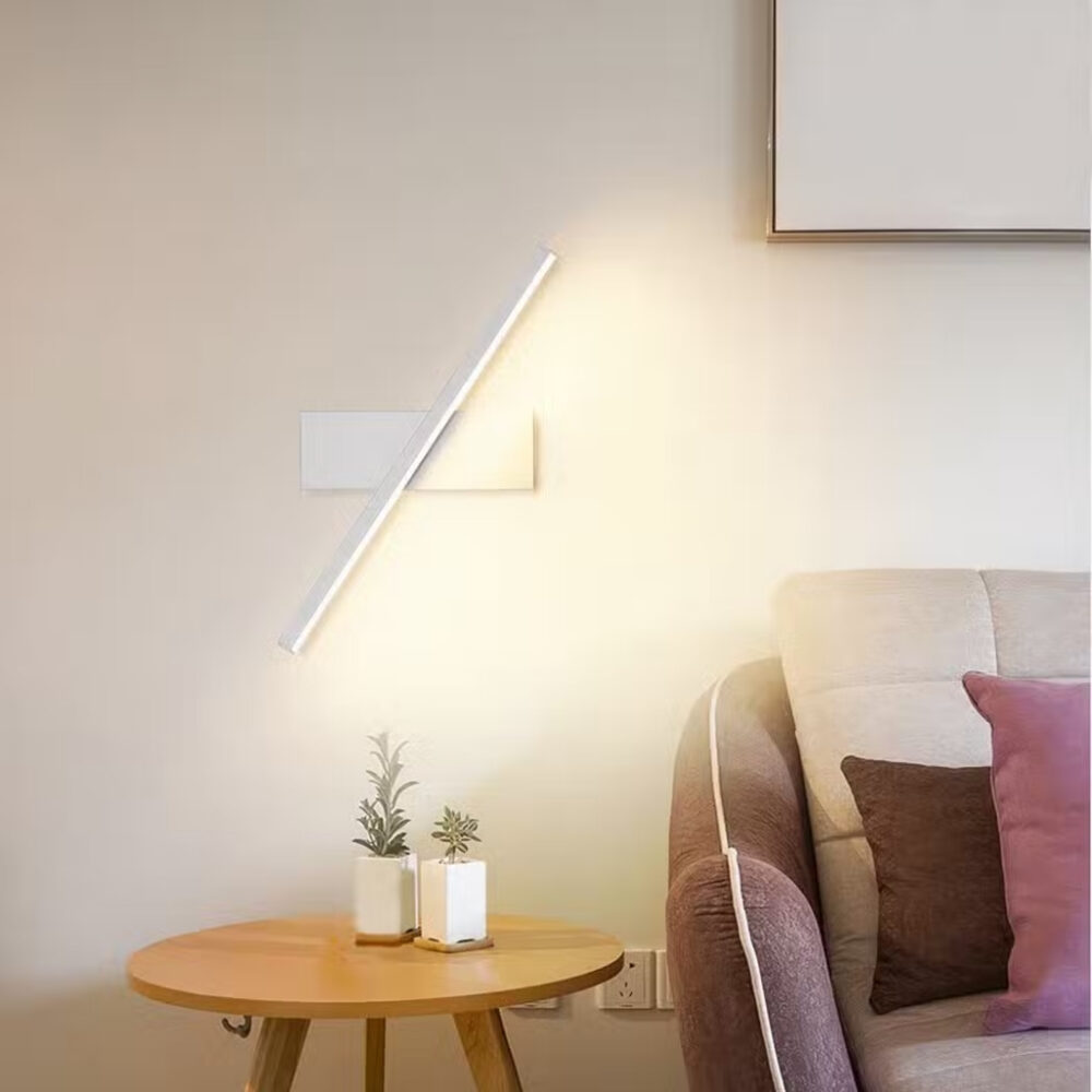 Applique murale LED barre pivotante orientable