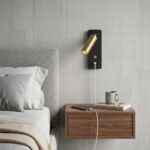 Applique murale moderne liseuse spot orientable avec interrupteur — vue principale