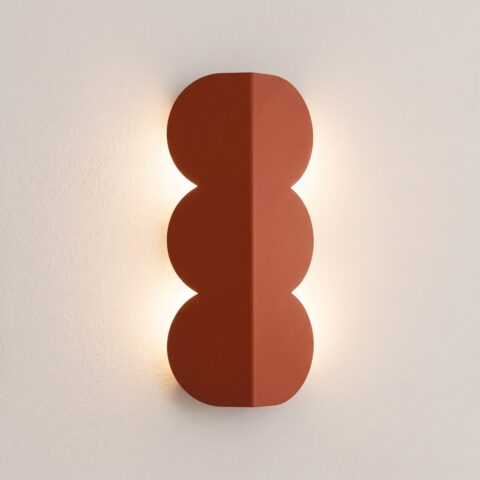 Applique murale design forme biscuit 10 coloris, terracotta