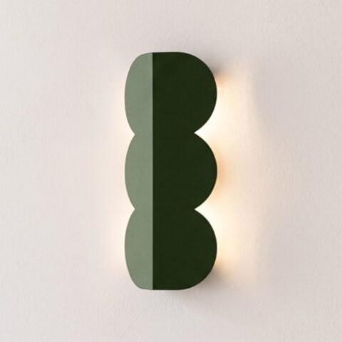 Applique murale design forme biscuit 10 coloris, vert