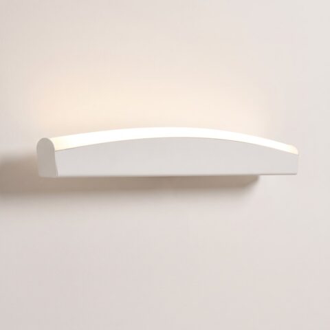 Applique murale LED vague horizontale 3 coloris, blanc