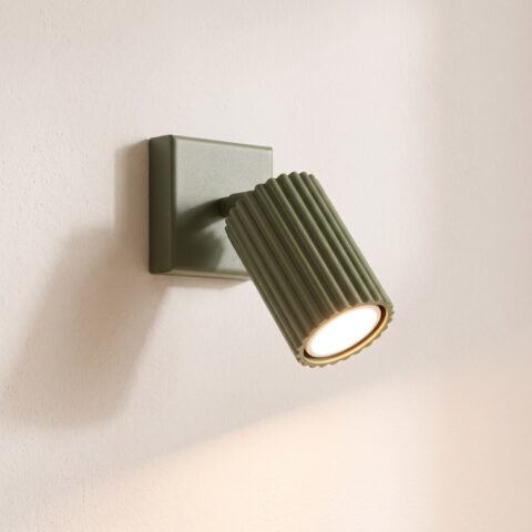 Applique murale moderne spot orientable coloris tendance et élégants, vert