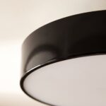 Détail du cadre brillant et du diffuseur opalin