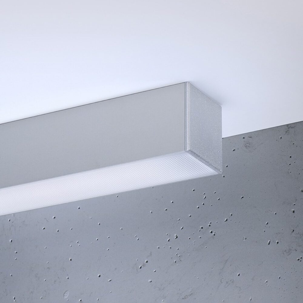 Détail du profilé et de son diffuseur opale