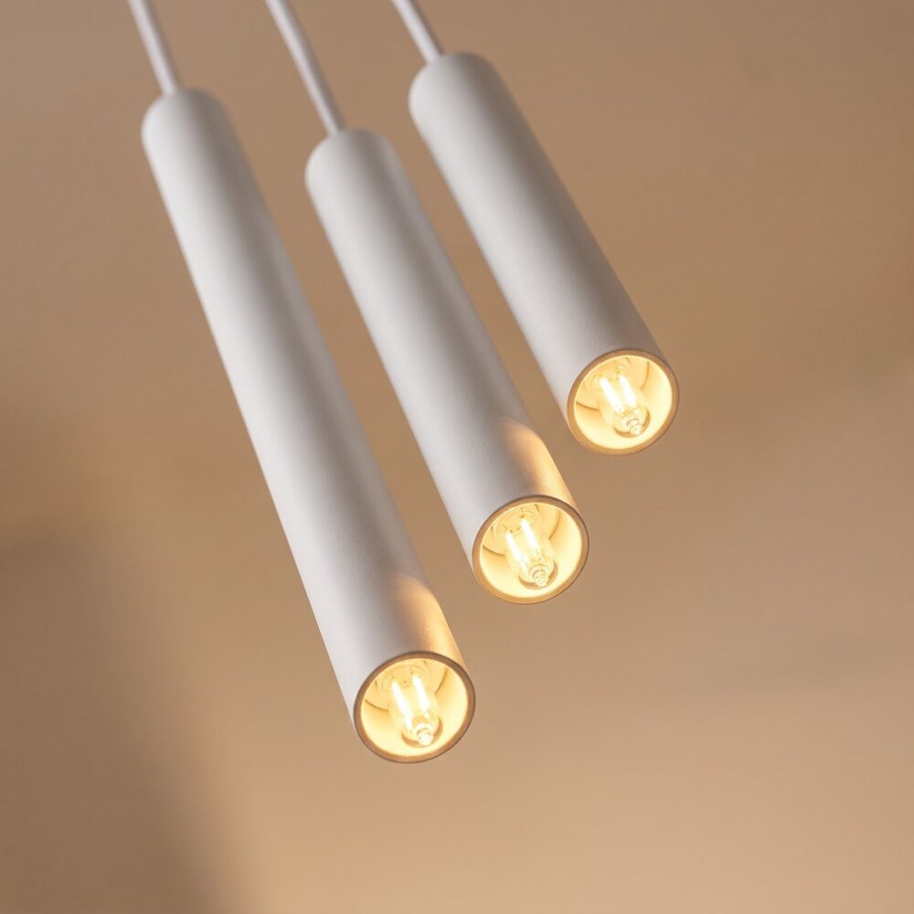 Détail du bout des tiges et de leurs petites ampoules G9