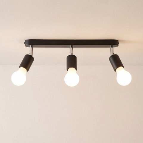 Lustre plafonnier moderne format compact et design, m
