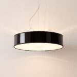 Suspension tambour de 45 cm noire