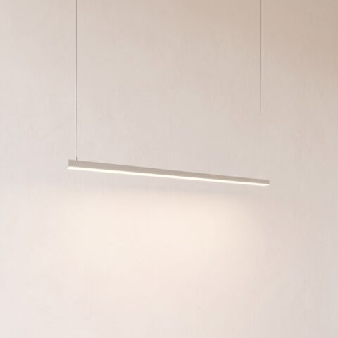 Suspension réglette LED de 67 cm grise