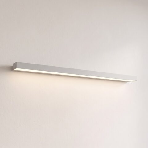 Applique murale réglette LED de 118 cm grise