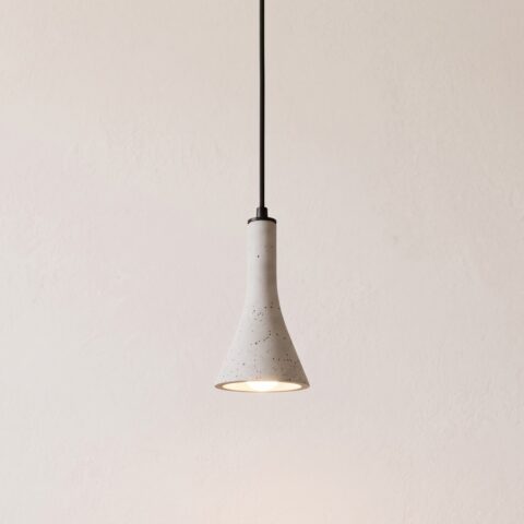 Suspension moderne en béton design minimaliste, s